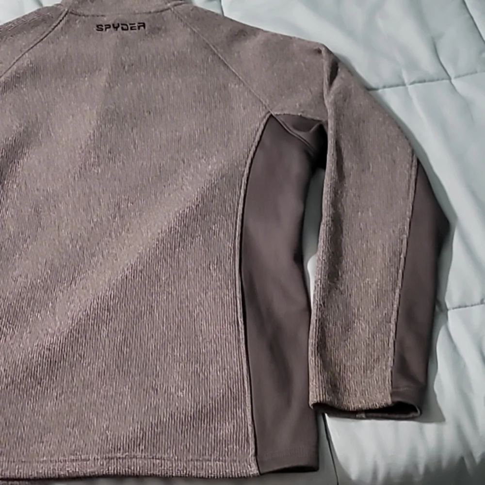 Spyder Boundless 1/4‎ Zip Pullover Grey Jacket Men's L NWOT Condition